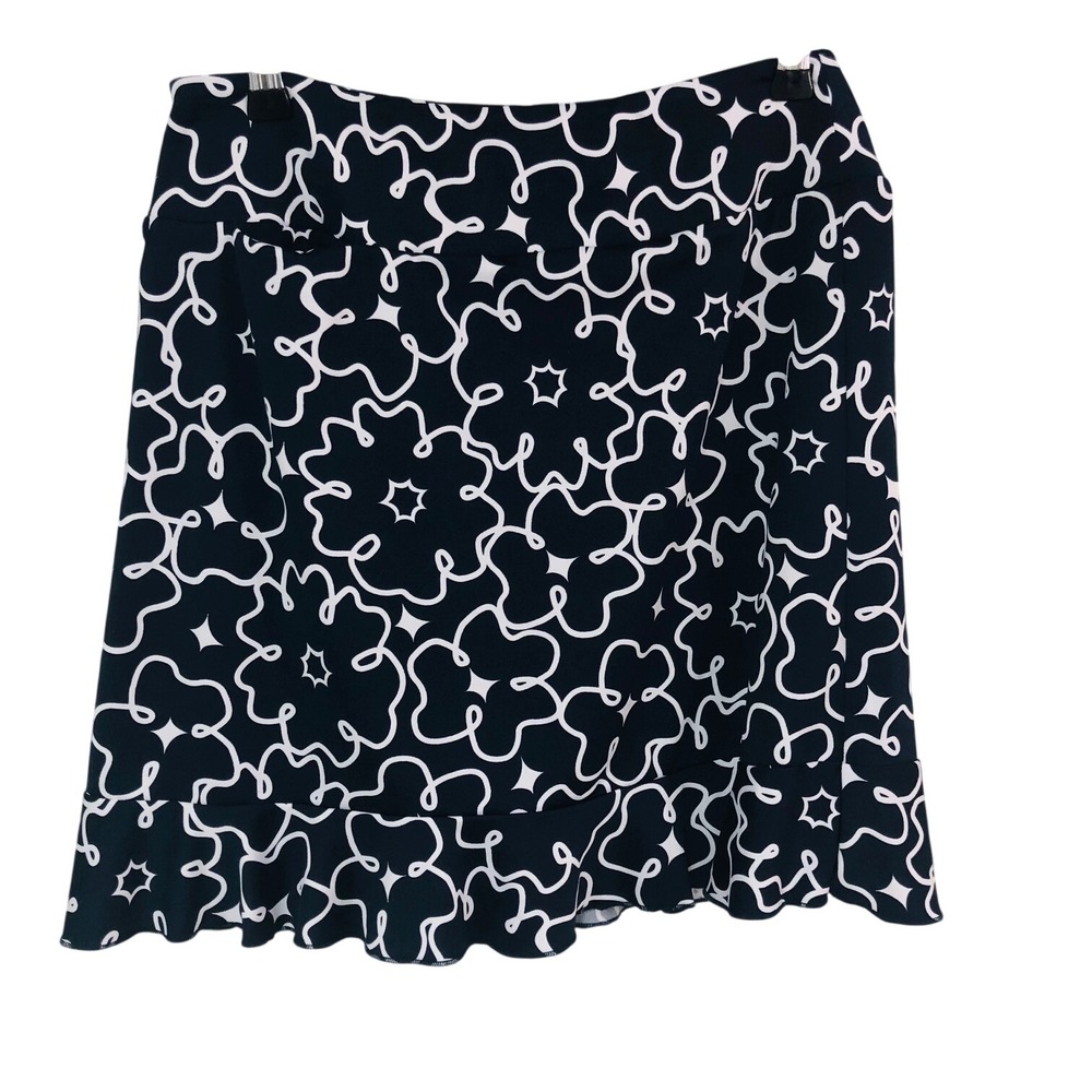Golftini Constellation Skort Women L Ruffle Galaxy Modest Golf Pickleball Casual
